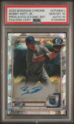 Bobby witt 2020 bowman - jr,